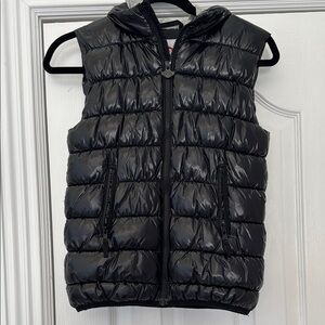Appaman Kids Black Quilted Vest 10